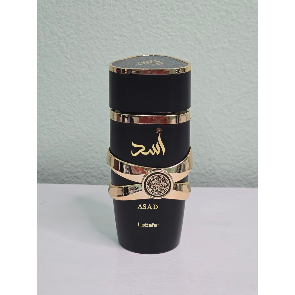 Lattafa Asad Eau De Parfum 100ML 3.4 FL OZ Empty Collectors Display Bottle